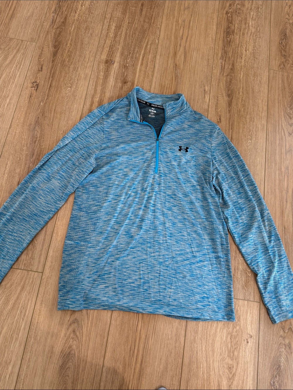 Under Armour Men’s Blue Heathered 1/4 Zip Pullover